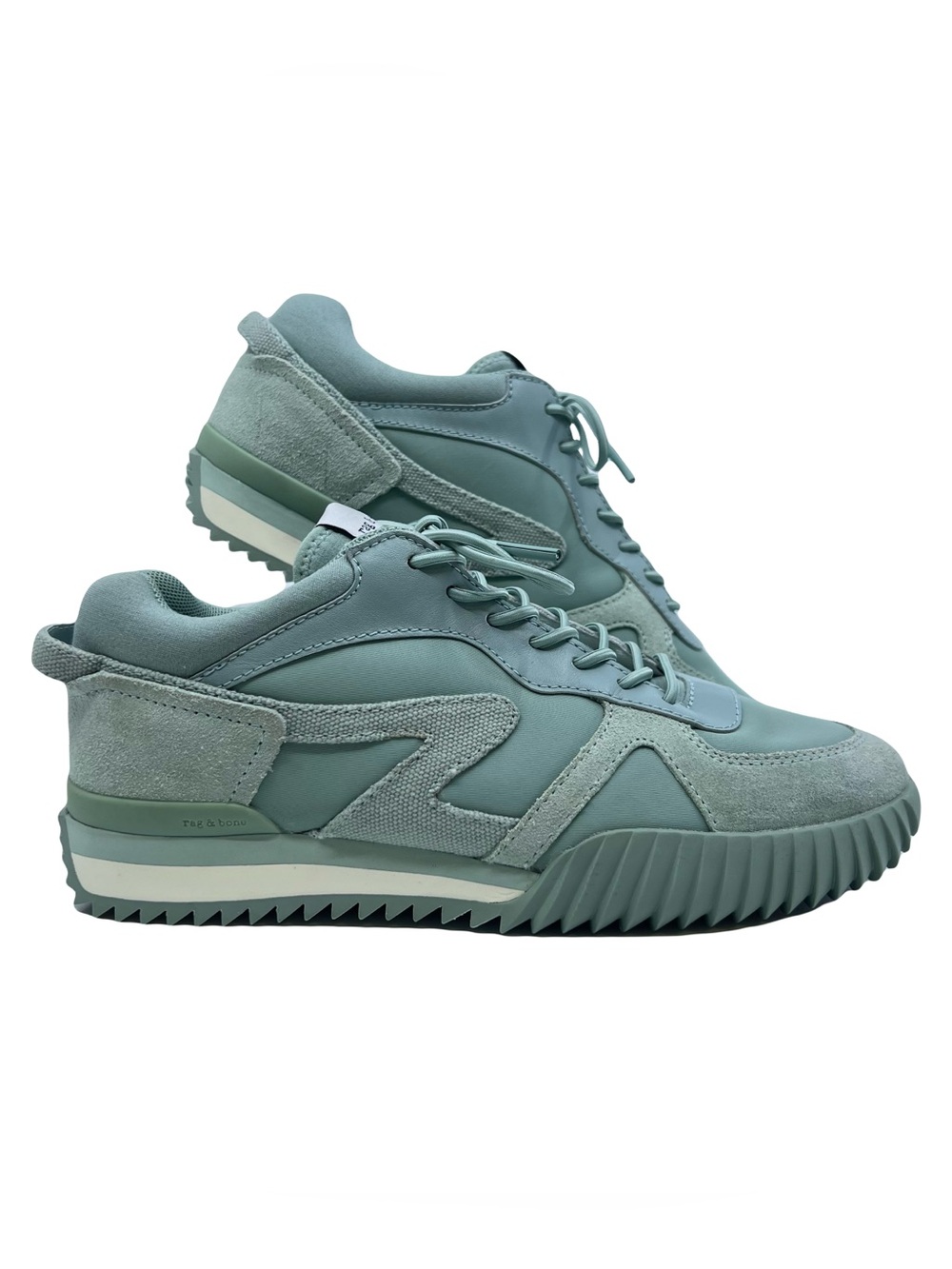 Rag & Bone Women’s Retro Runner 2.0 | Sage | Suede Leather Sneakers | Size 37